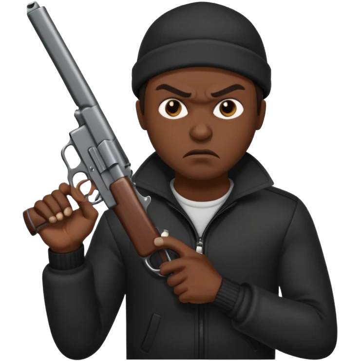 Man robbing emoji