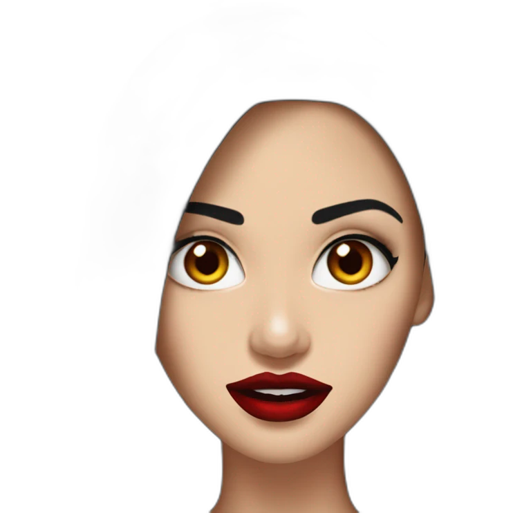 Megan fox as vampire emoji