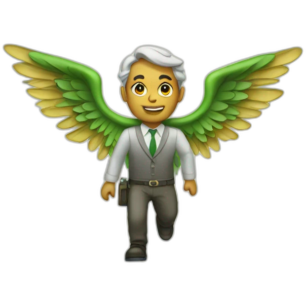 cash with wings emoji