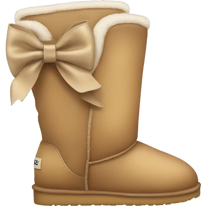 Uggs with a bow emoji