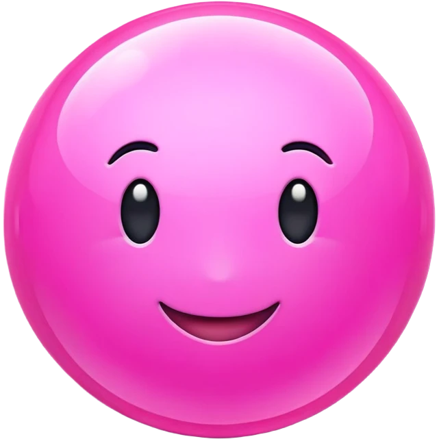 Pink emoji