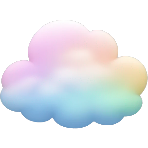 Pastel Cloud emoji