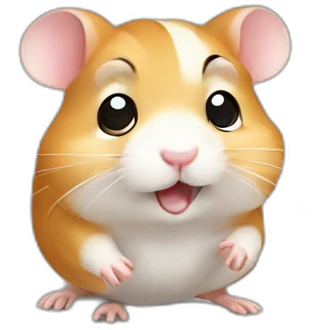 Hamster dansent emoji