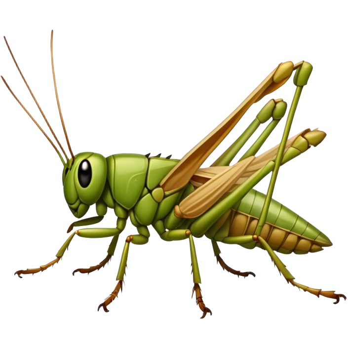 Dried grasshopper emoji