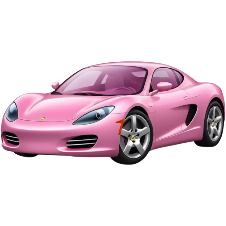 pink modern car emoji