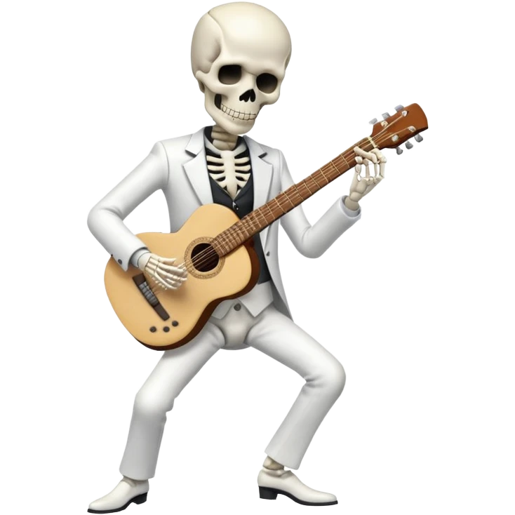 Ernesto de la Cruz skeleton musician emoji
