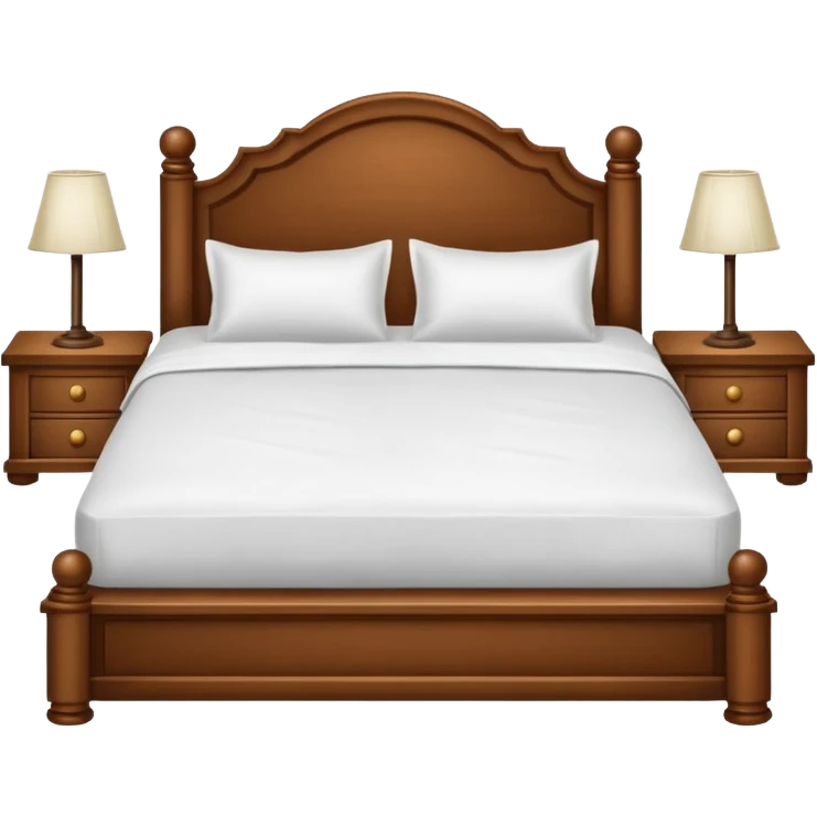 a bed, classic look, no text emoji