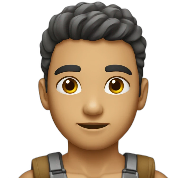 Alacrán con cara de niño emoji