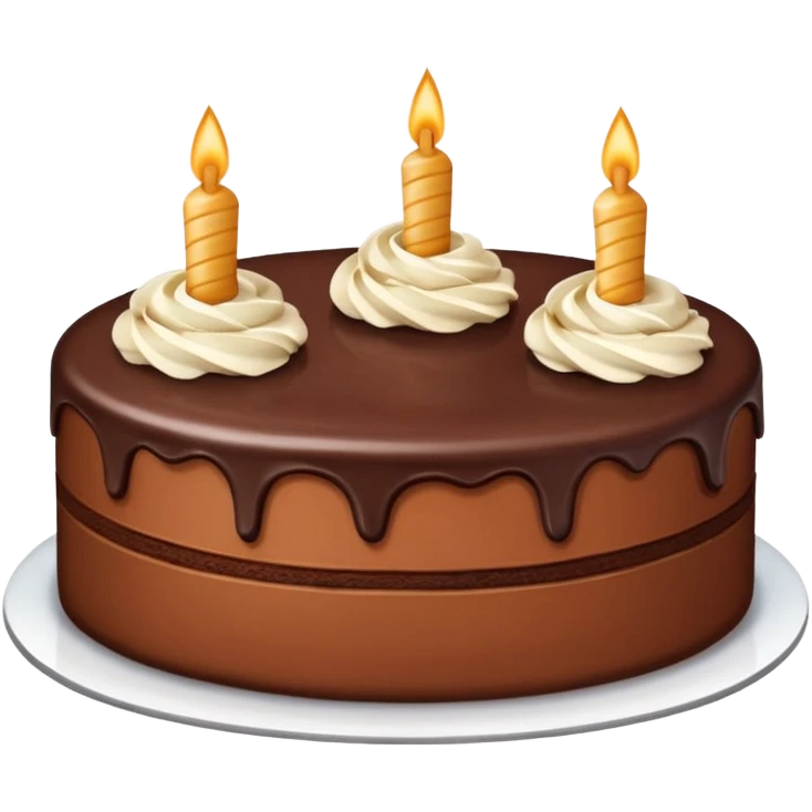 
three pieces of cake emoji