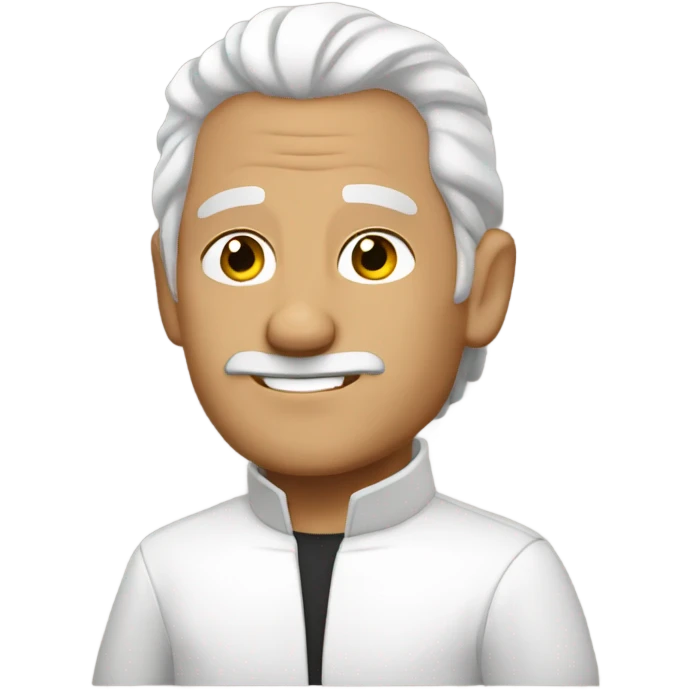 Baltazar white hair emoji