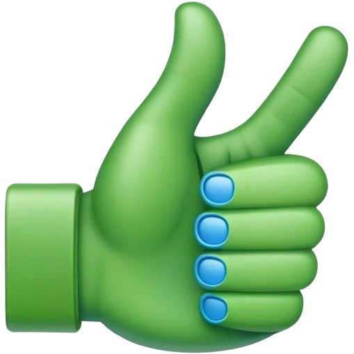 check mark and a thumbs up emoji