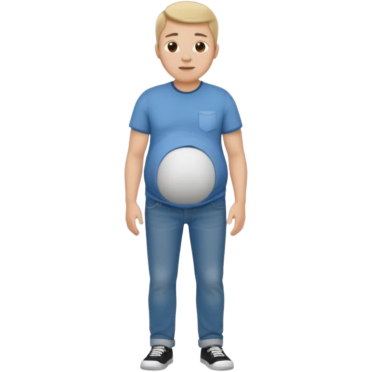 Pregnant man  emoji