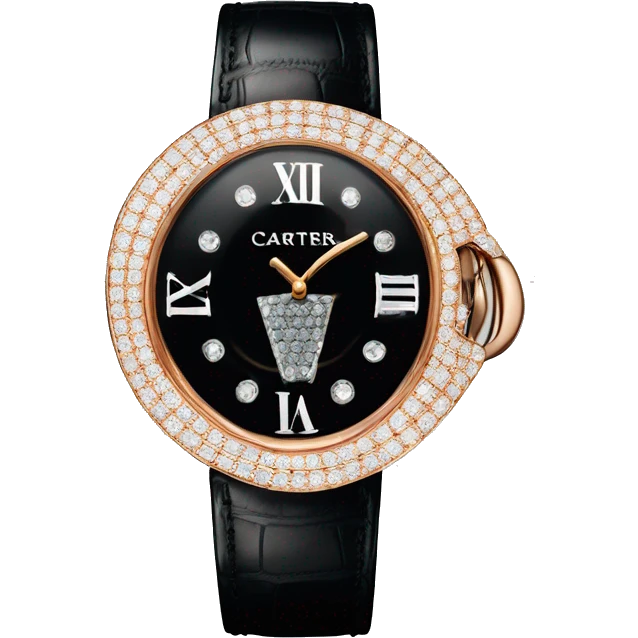 full black diamond cartier watch emoji