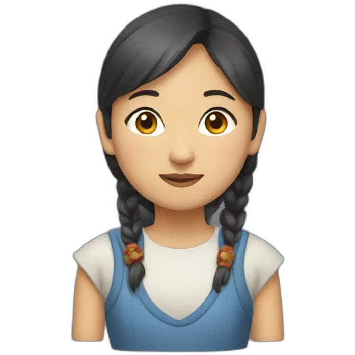 Kyrgyz girl emoji