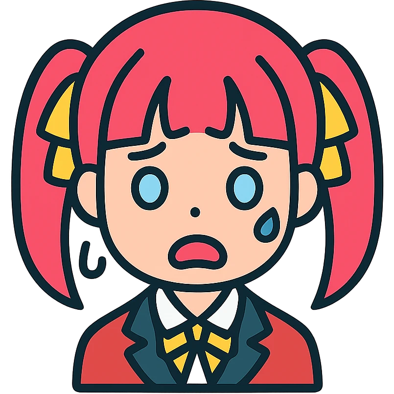Yumemi yumemite worried emoji