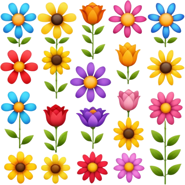 Flores emoji