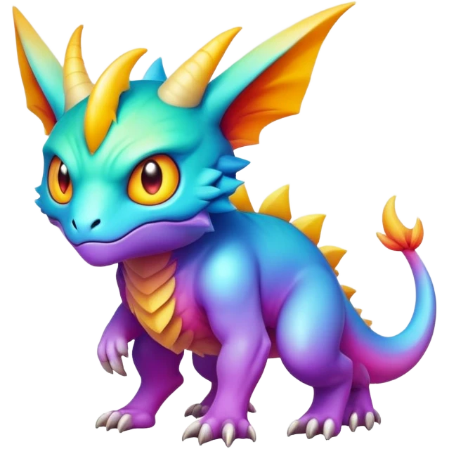 Epic legendary complex detailed gradients aesthetic-Fakémon-creature emoji
