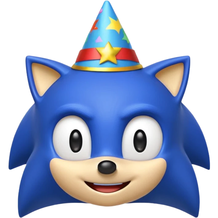 Sonic happy Birthday emoji