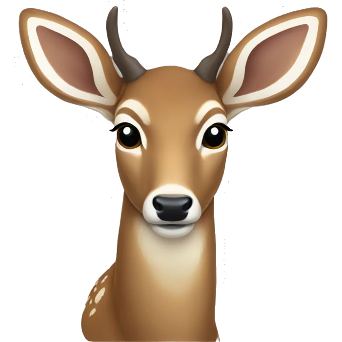 white-tailed deer emoji