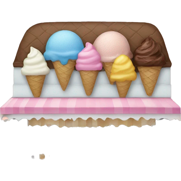 ice cream store date emoji