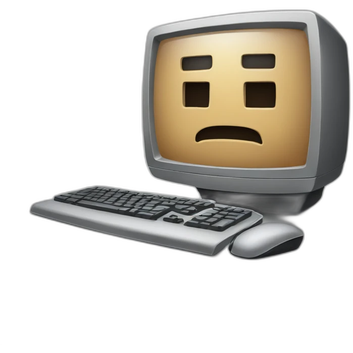 crossed out computer emoji