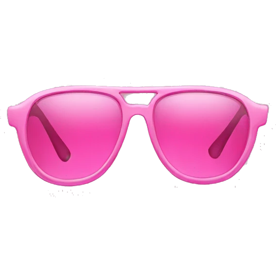 Pink-sunglasses emoji