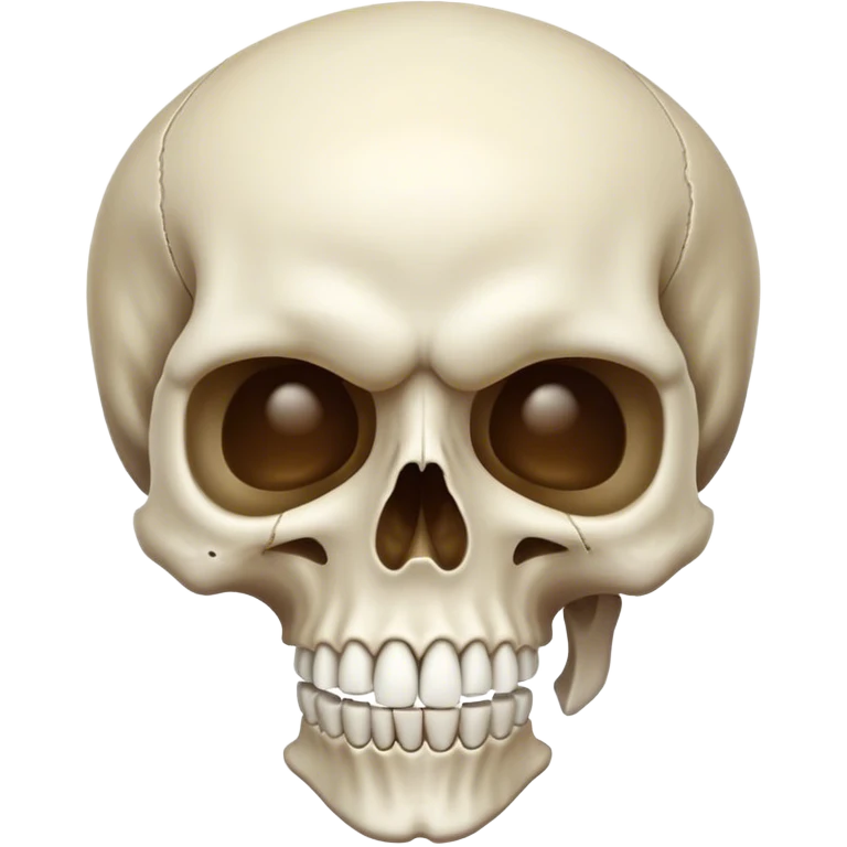 Uma caveira soprando pela boca  emoji