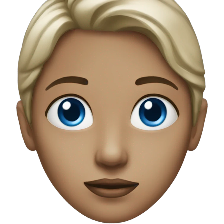 Make her nose slightly blue emoji