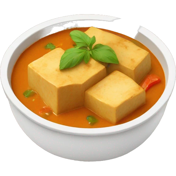 Tofu curry emoji