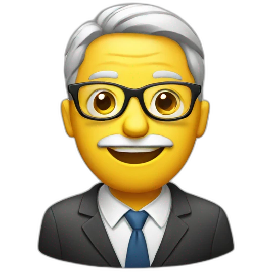 Phone wearing glasses  emoji