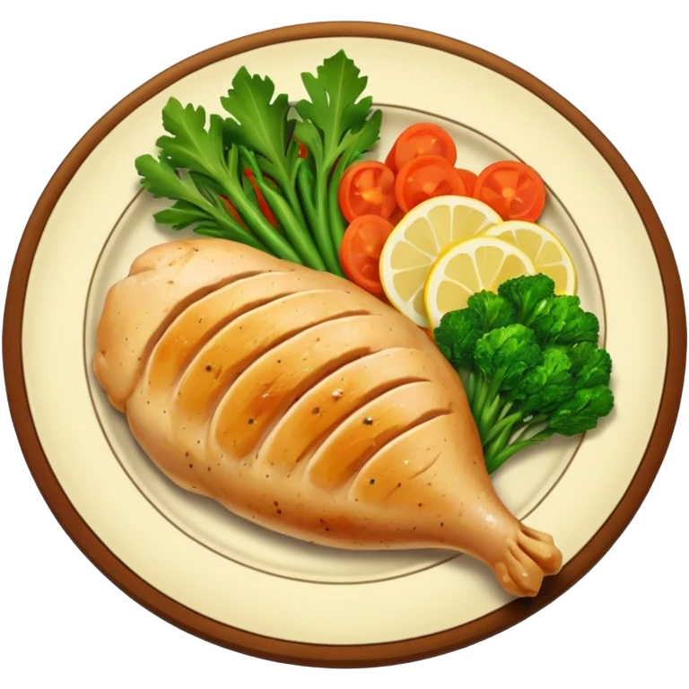 "mister energy" is a chain store selling healthy food, such as chicken, pork, or fish with vegetables.
create a logo without a person for this. emoji