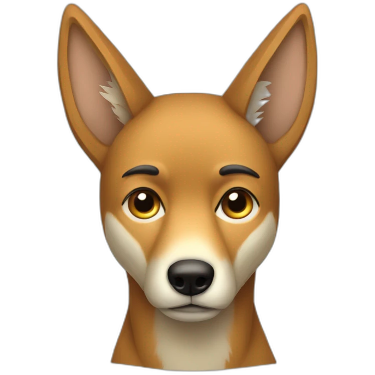Sad cayote emoji