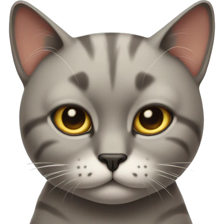 cat frowning cutely emoji