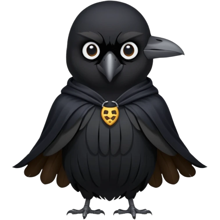 black raven cloak emoji