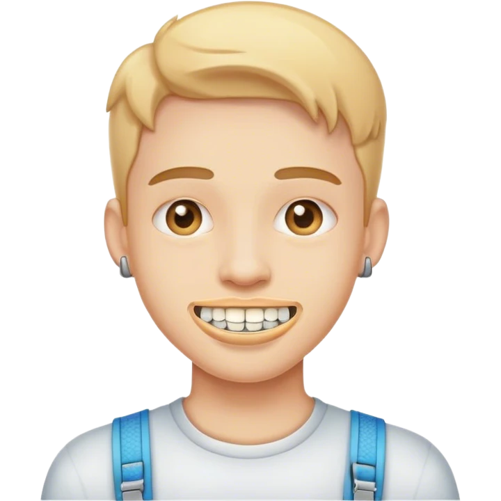 Teeth with braces emoji