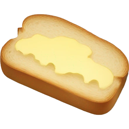 slice of bread to butter emoji