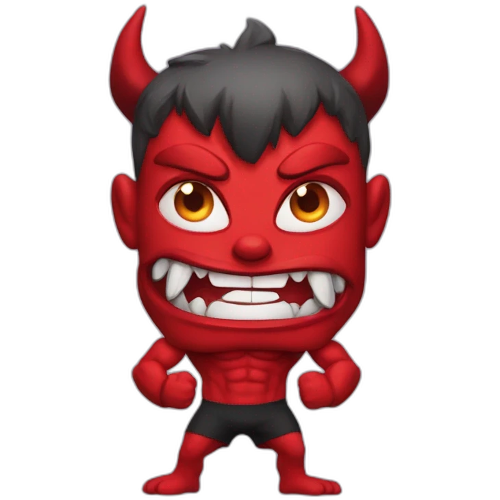 Gym devil emoji