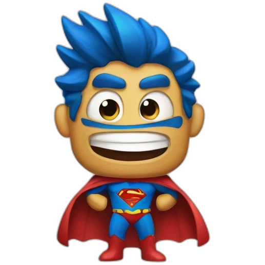 Super man monster  emoji
