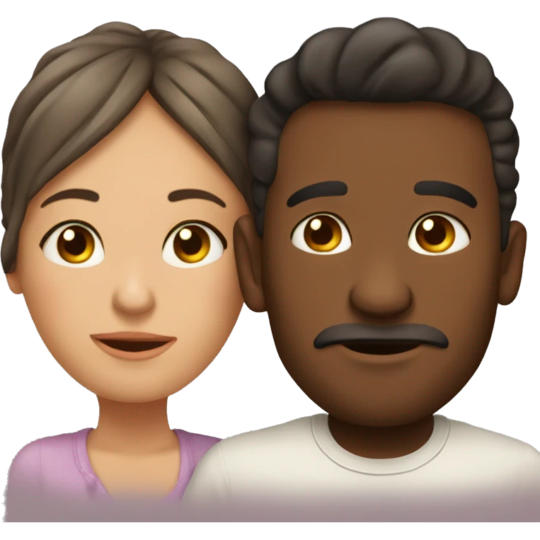 Pareja dormidos  emoji
