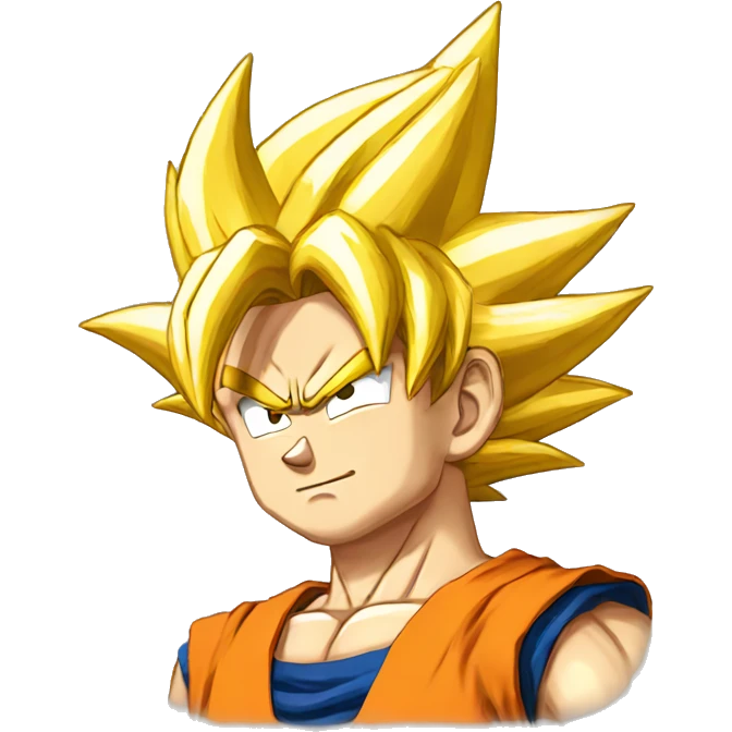 San goku in supersayan emoji