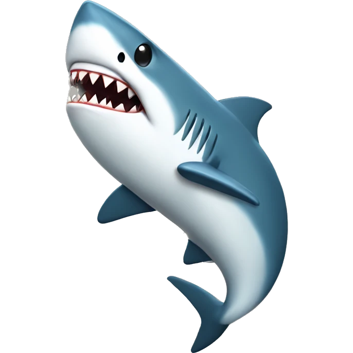 shark with baseball bat emoji