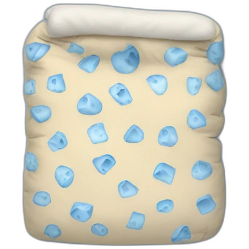blue cheese sleeping bag emoji