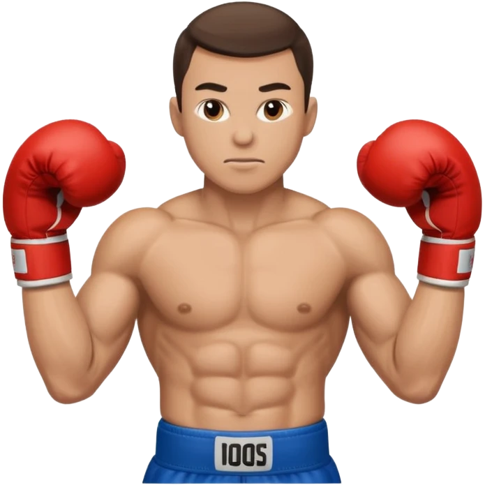 athlete in boxing gloves emoji