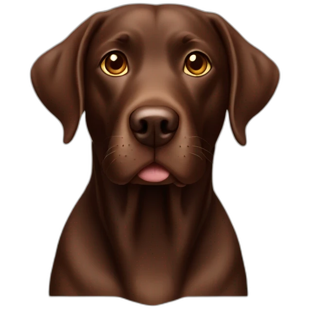 chocolate lab emoji