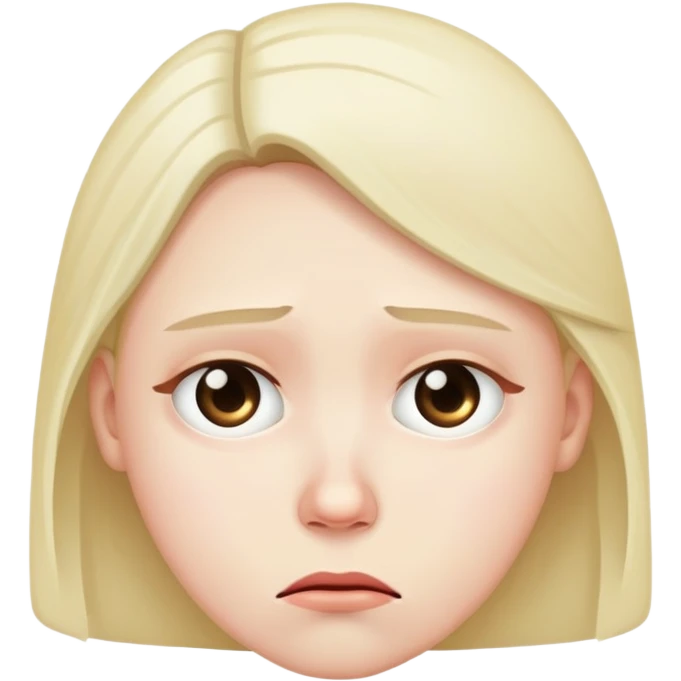disappointed and sad emoji