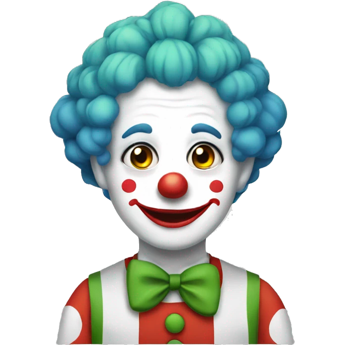Kawii clown emoji