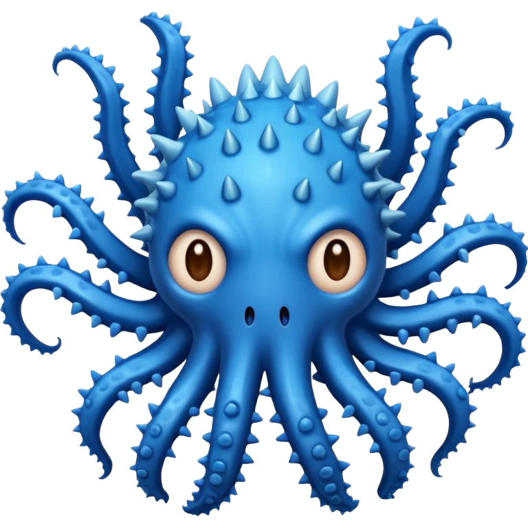 sad virus with many tentacles emoji