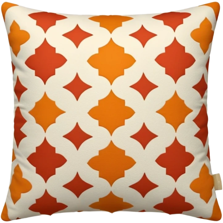 Cozy Moroccan throw pillow emoji