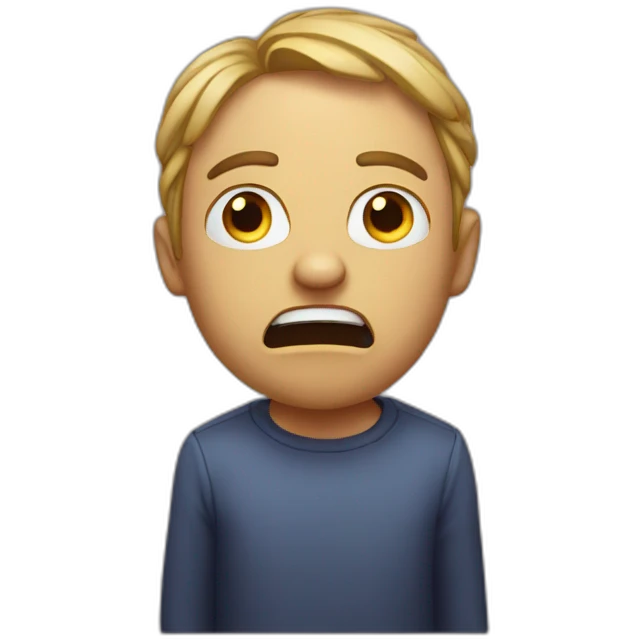 emoji shooked emoji