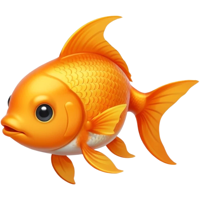 gold Fish more cute emoji